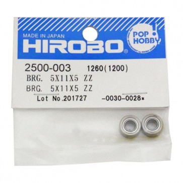 HIROBO 2500-003 Bearing 5X11X5 ZZ
