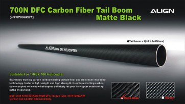 H7NT006XX 700N DFC Carbon Fiber Tail Boom-Matte Black