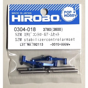 HIROBO 0304-018 SZM Stabilizer Control Arm Set (Lepton EX)