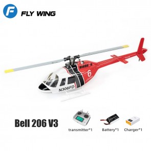 Fly Wing BELL-206 V3 RTF con Flight Controller H1