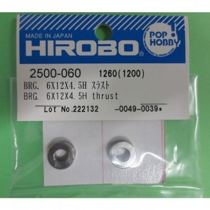 HIROBO 2500-060  Thrust Bearing  6X12X4.5H
