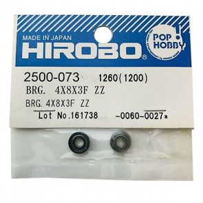 HIROBO 2500-073 Bearing 4X8X3F ZZ