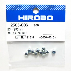 HIROBO 2505-006 M3 Nylon Nut