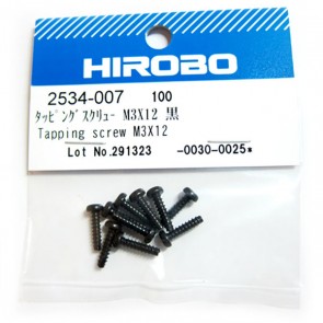 HIROBO 2534-007 TAPPING SCREW M3X12