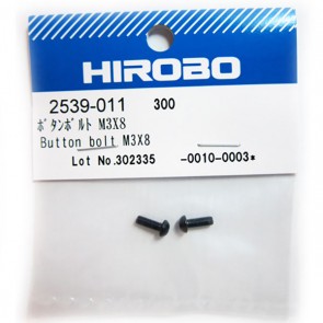 HIROBO 2539-011 Button Bolt M3X8