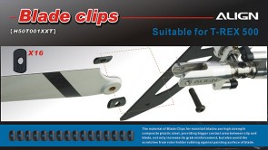 H50T001XX 500 Tail Blade Clips