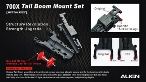 H70T013XX 700X Tail Boom Mount Set