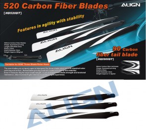 HD520D 520 Carbon Fiber Three-Blade / 3