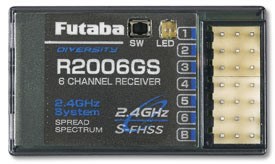 RX R2006GS   6 CH   2,4 GHz FHSS F1006