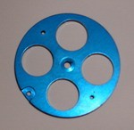 H1110B Futaba 45mm Pull-Pull Wheel - BLUE
