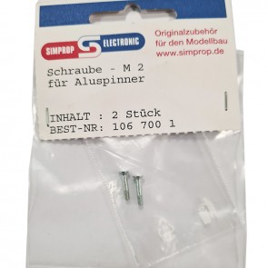 Simprop Screw for Aluminium-Spinner M2x9mm