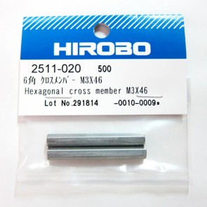 Hirobo 2511-020 HEXAGONAL CROSS MEMBER M3X46