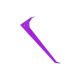 GT040236 RS7 Ultra Vertical Fin - Purple