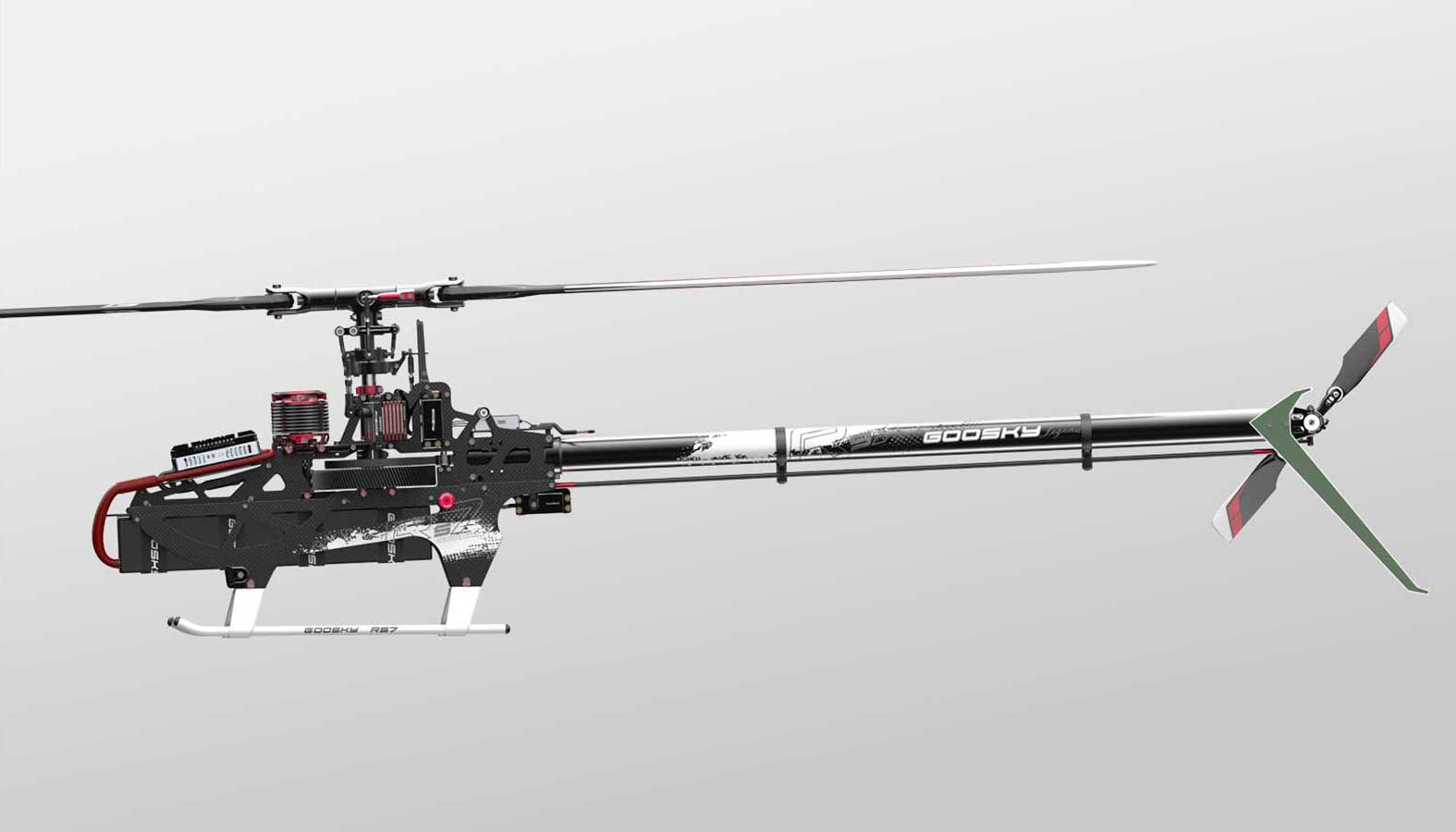 RS7 Ultra Elicottero Goosky RS7 ULTRA Kit con Pale RS7 Ultra Elicottero Goosky RS7 ULTRA Kit con Pale