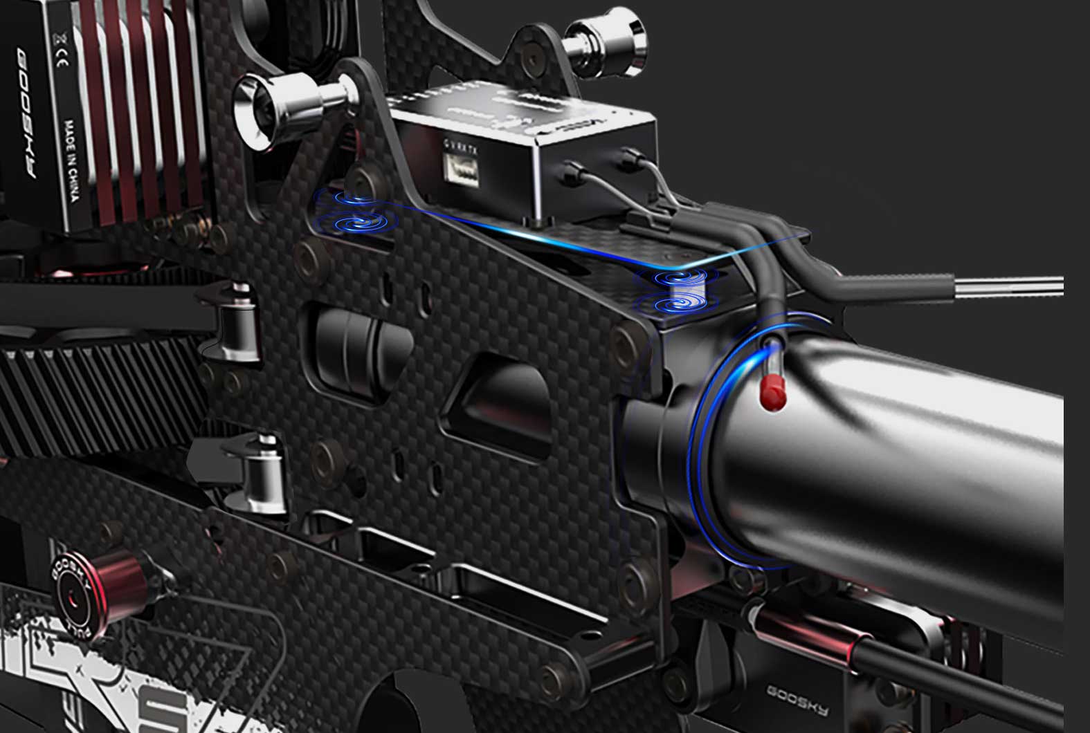 RS7 Ultra Elicottero Goosky RS7 ULTRA Kit con Pale RS7 Ultra Elicottero Goosky RS7 ULTRA Kit con Pale