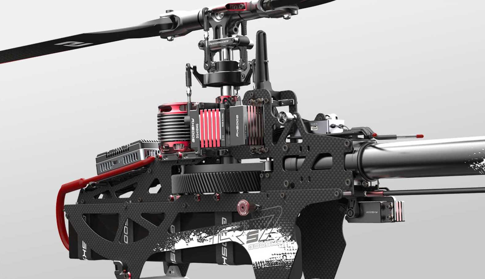 RS7 Ultra Elicottero Goosky RS7 ULTRA Kit con Pale RS7 Ultra Elicottero Goosky RS7 ULTRA Kit con Pale