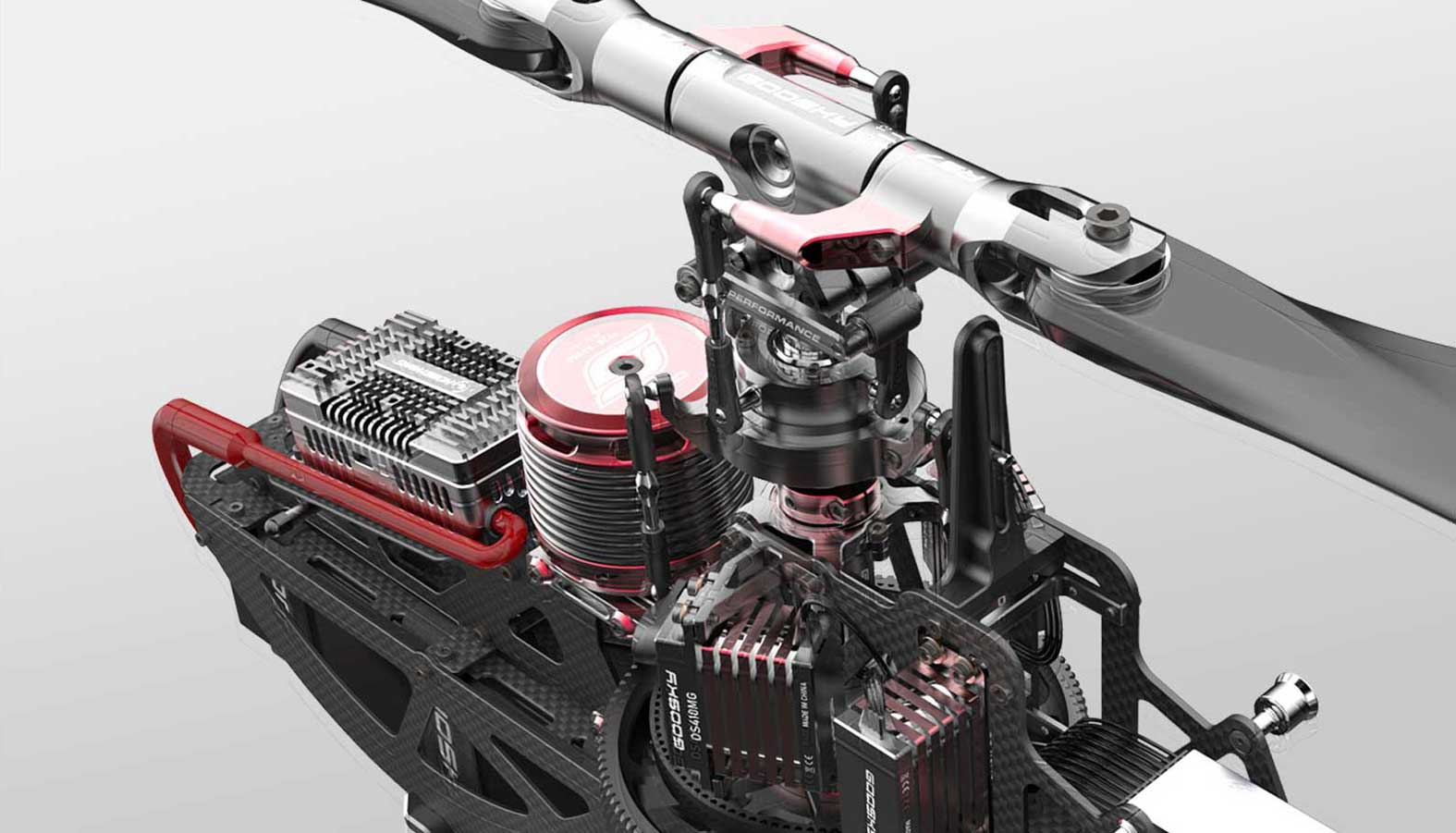 RS7 Ultra Elicottero Goosky RS7 ULTRA Kit con Pale RS7 Ultra Elicottero Goosky RS7 ULTRA Kit con Pale