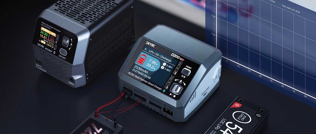 SkyRC SK-100196-06 Caricabatteria D200 Neo+