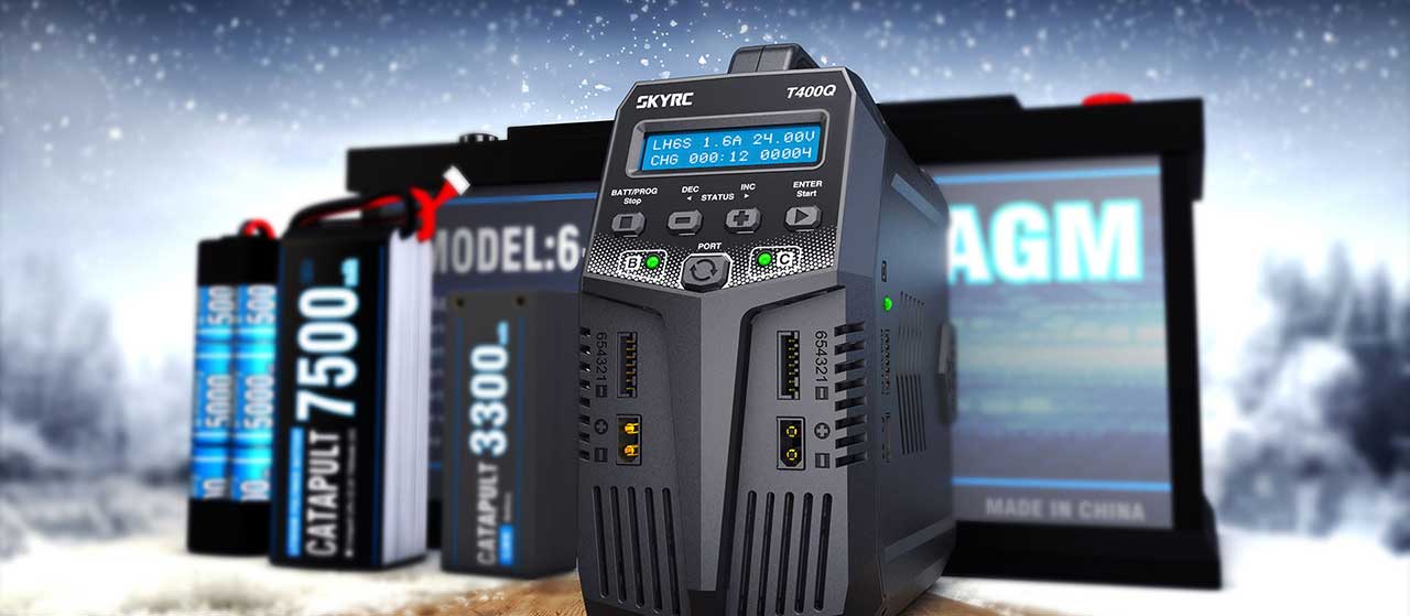 SK-100189-01 SkyRC T400Q AC/DC Quad