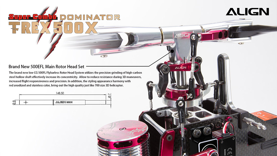 T-REX 500X Dominator Super Combo