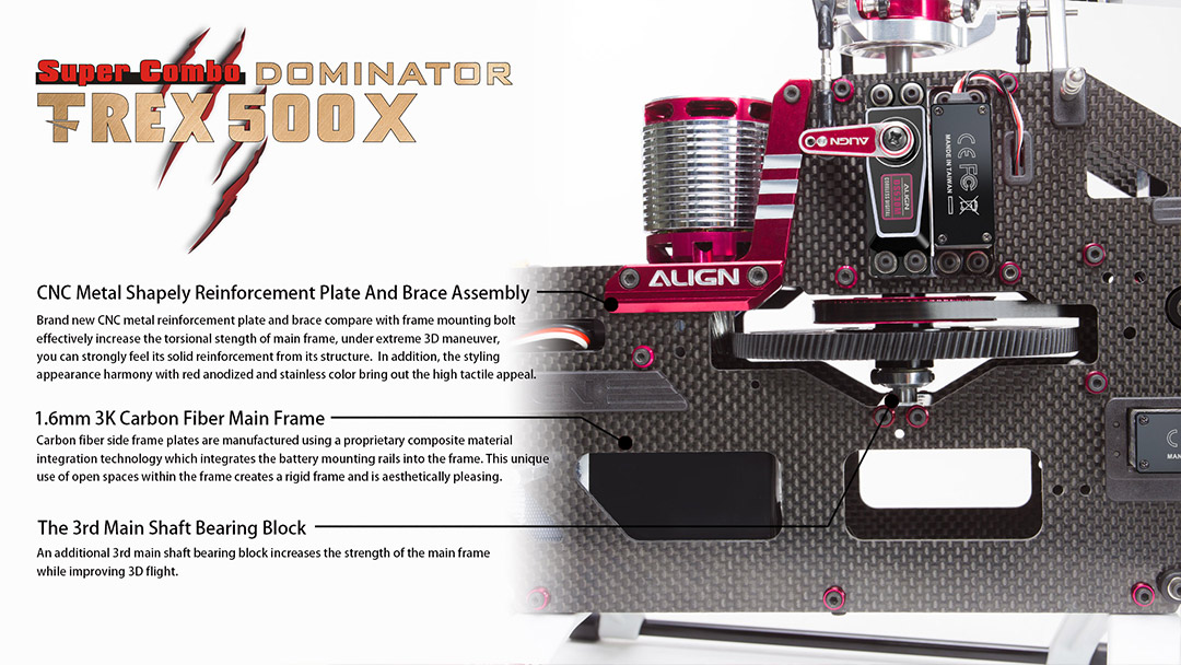 T-REX 500X Dominator Super Combo